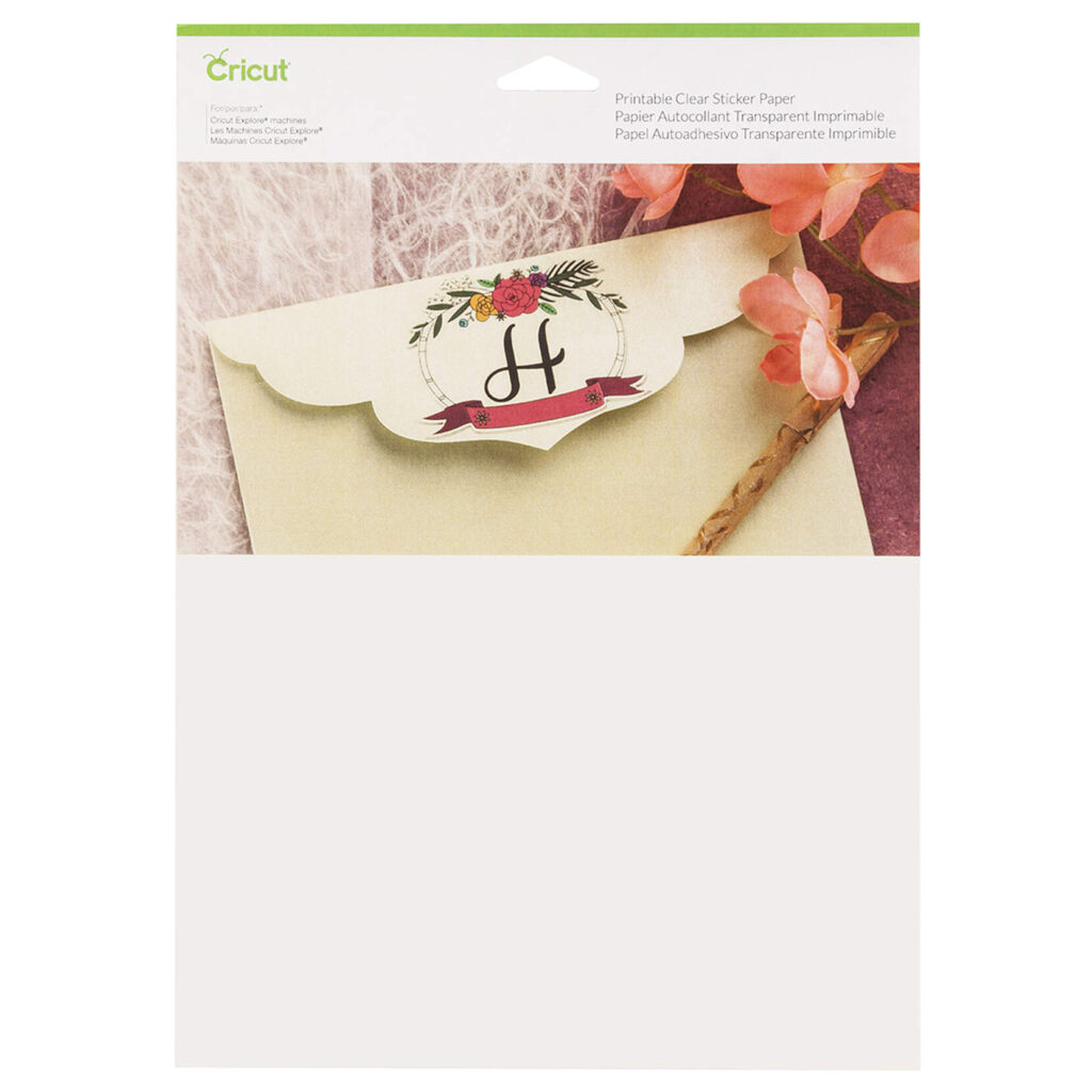 cricut sticker paper