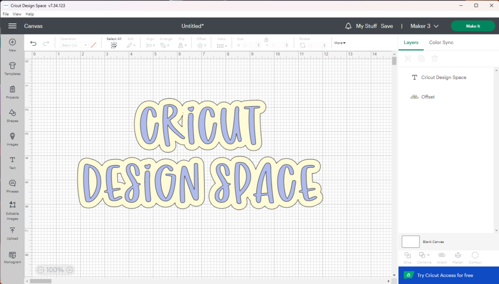 Cricut Design Space