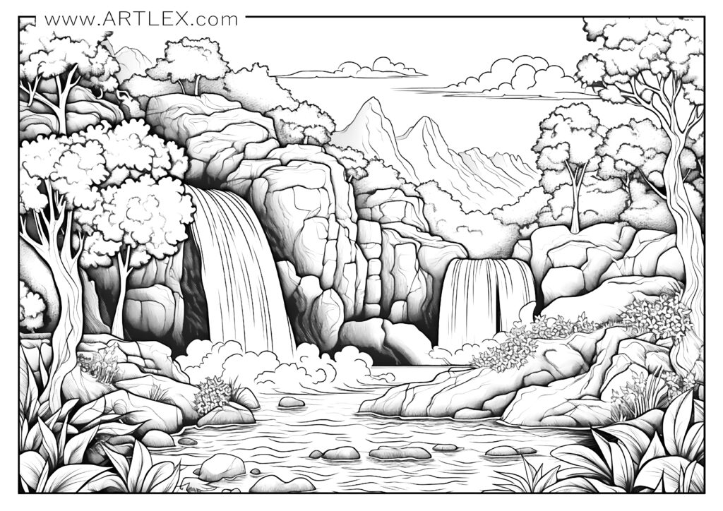 Bild von Landschaft: A Comprehensive Guide to Drawing, Coloring, and Painting Landscapes