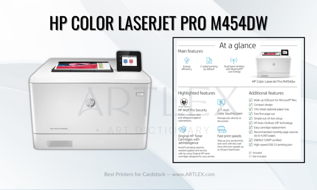 HP Color LaserJet Pro M454dw