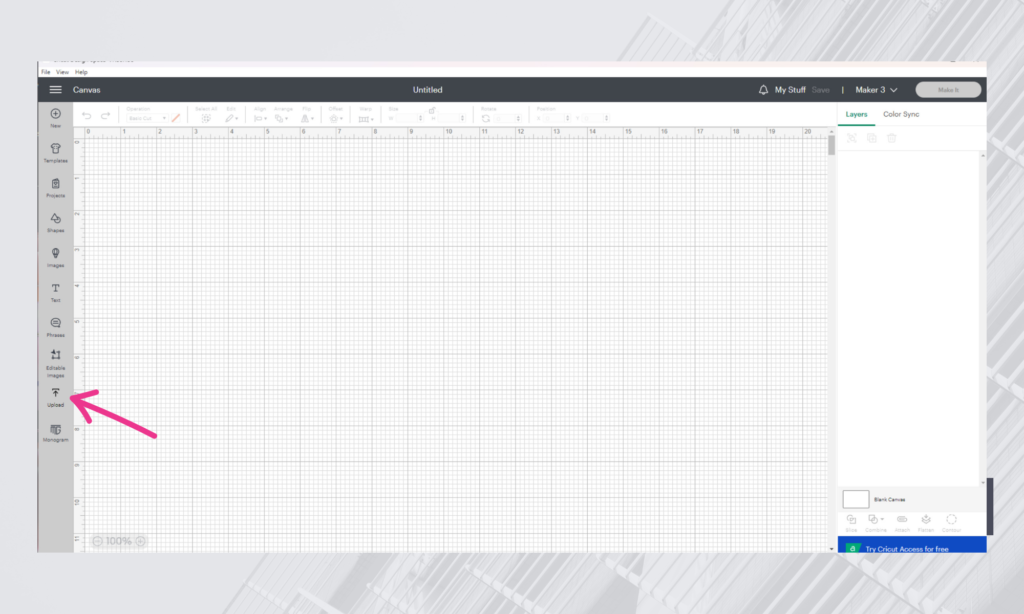 Uploading Your Design to Cricut Design Space