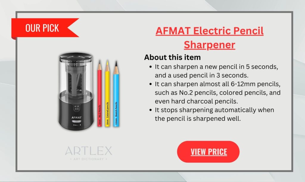 AFMAT electric pencil sharpener