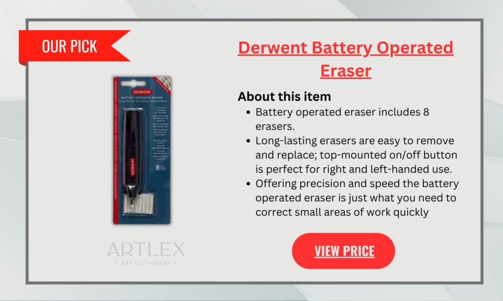 derwent battery electric eraser