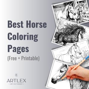 Best Horses Coloring Pages (Free + Printable)