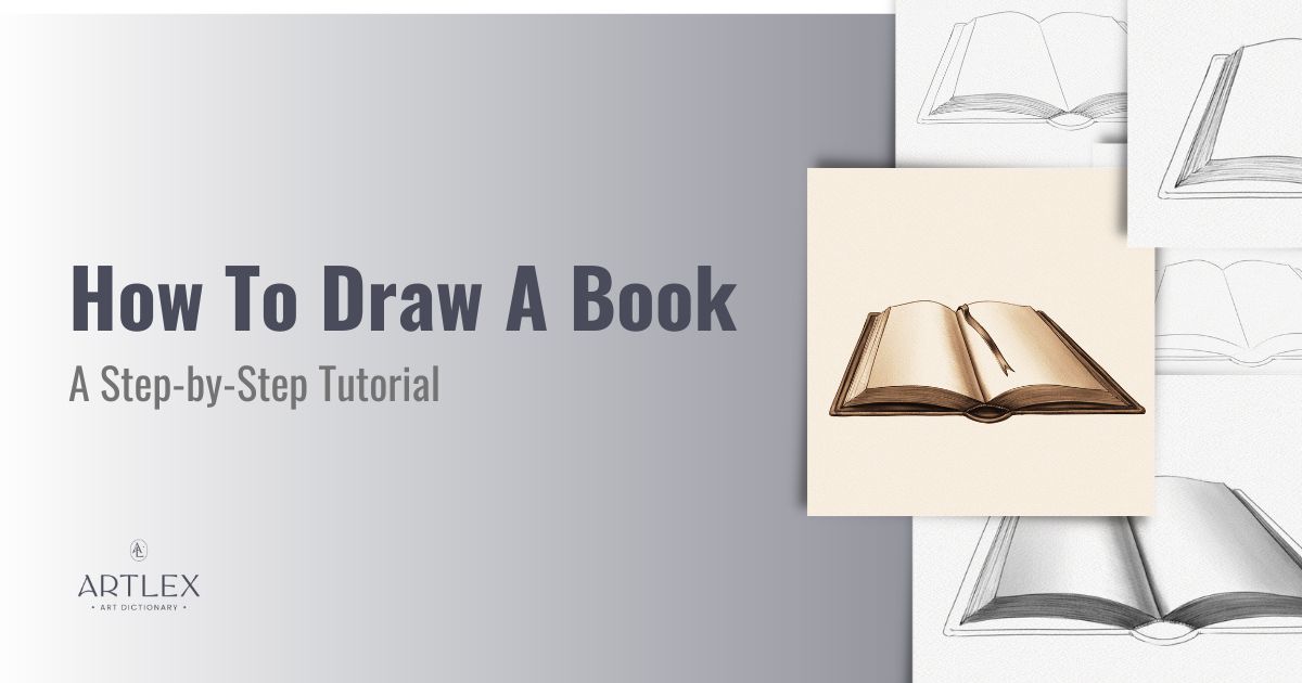 How to Draw a Book - Easy Drawing Art