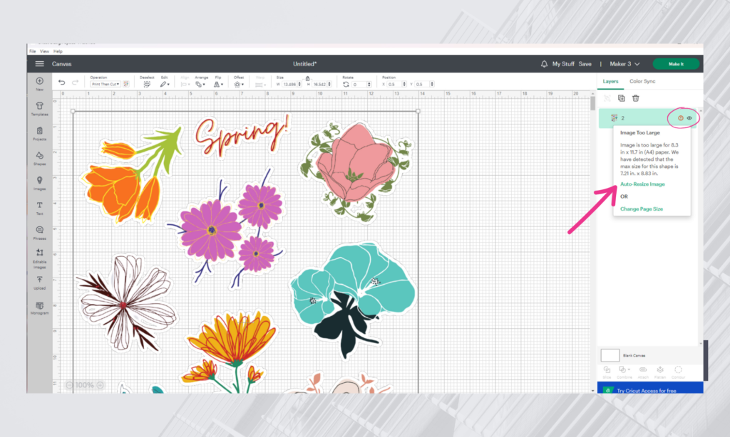 Tasarımınızı Cricut Design Space'e Yükleme