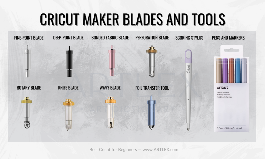 Cricut maker Blades and Tools
