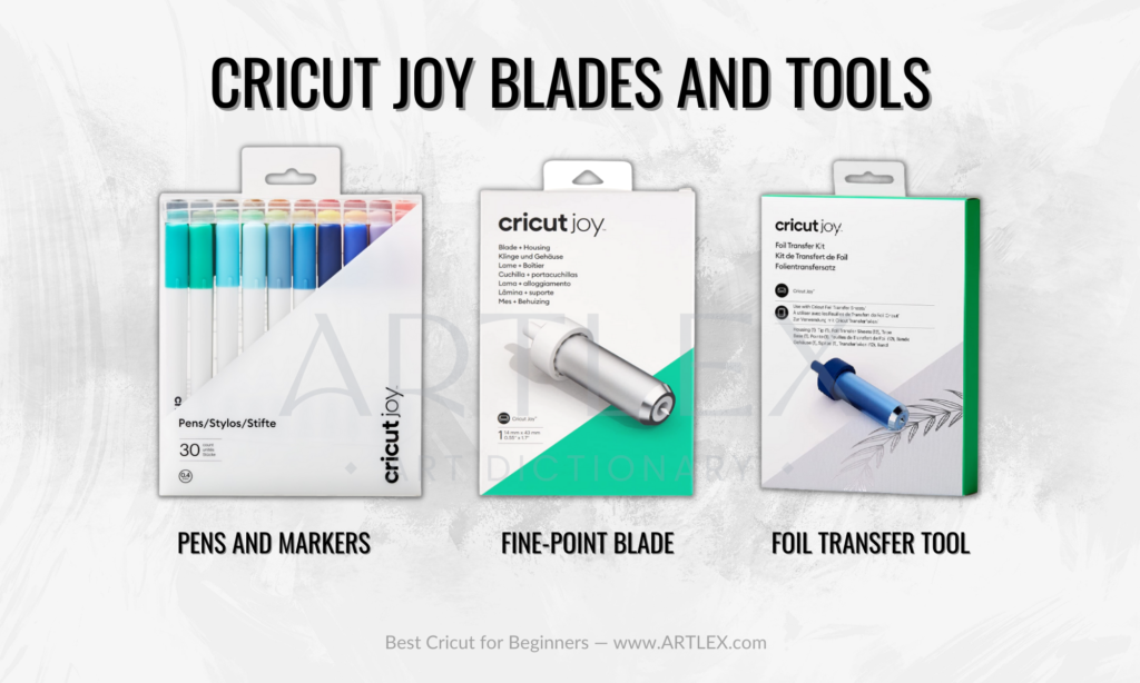 Cricut Joy kompatible Klingen und Werkzeuge