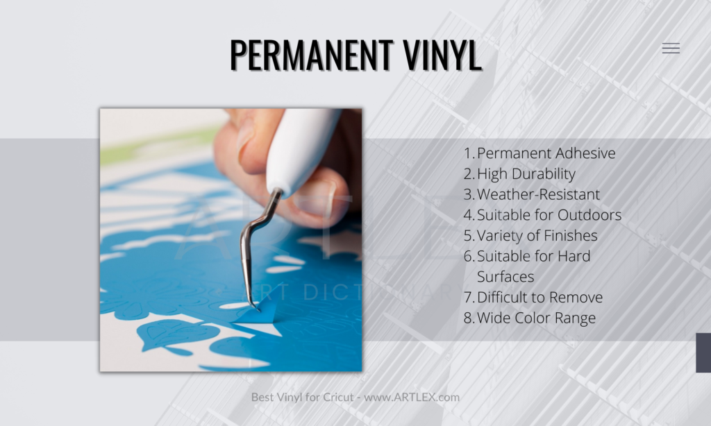 Permanent Adhesive Vinyl