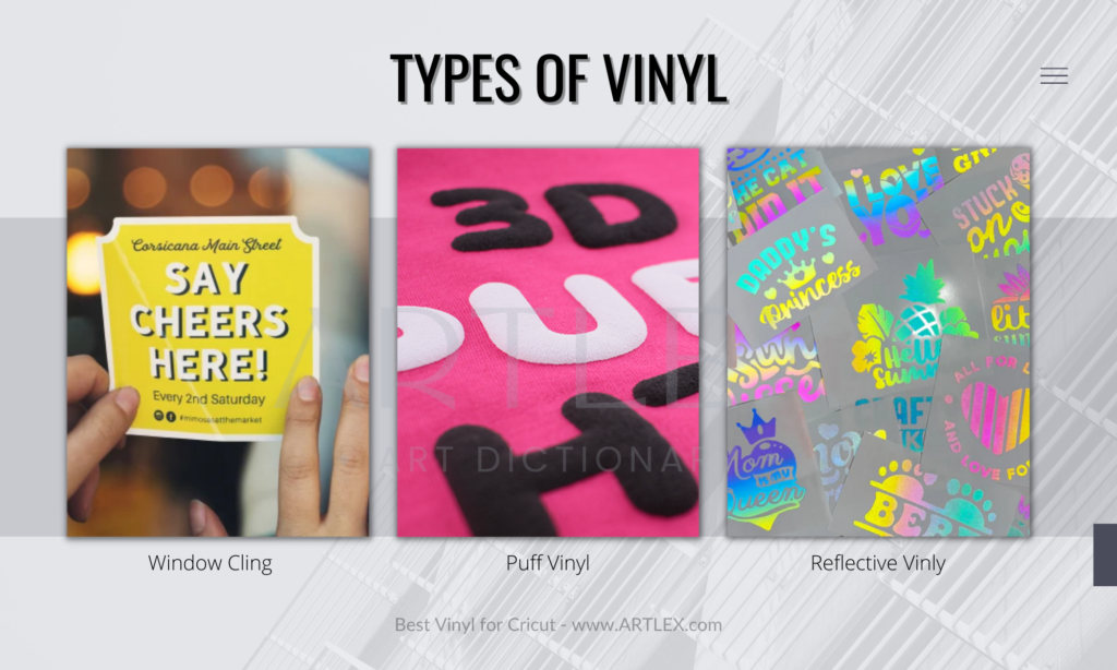 types of vinyl