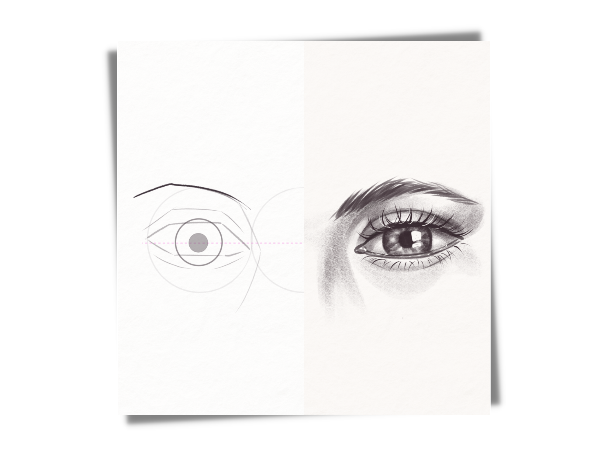 how to draw eyes