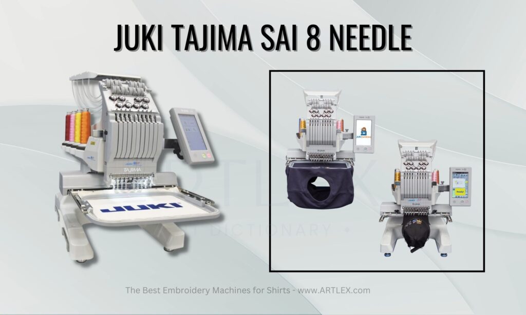 Juki Tajima Sai 8 Needle Embroidery Machine