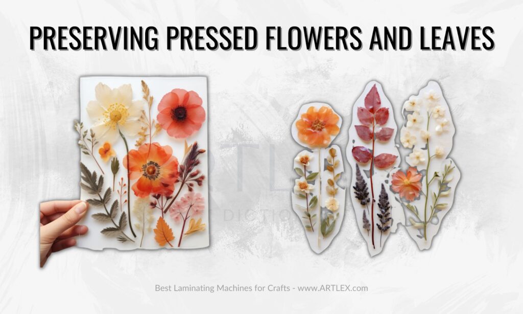 Preserving Pressed Flowers and Leaves
