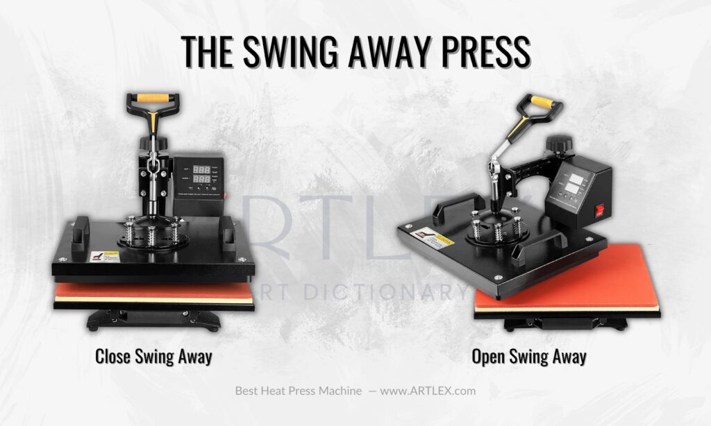 The Swing Away press