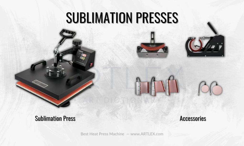 Sublimation presses