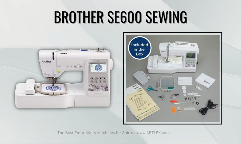 Brother SE600 Sewing and Embroidery Machine