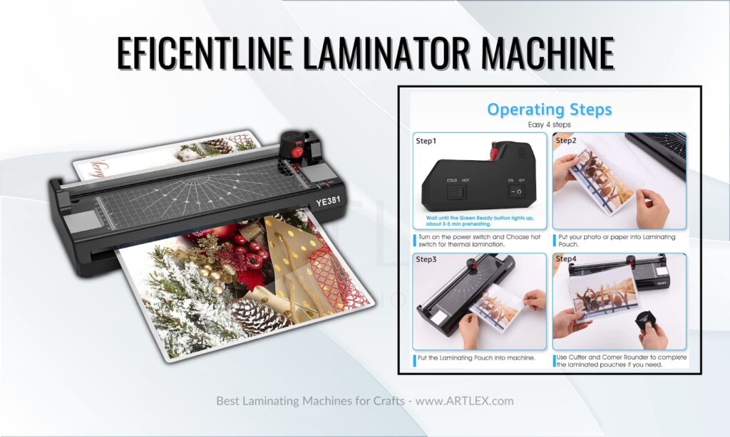 Eficentline Laminator Machine With Paper-Trimmer
