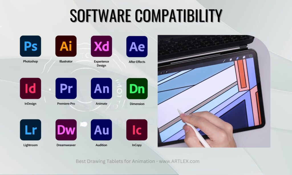 Best Drawing Tablets for Animation software compatibility