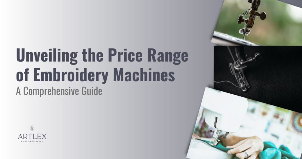 price range of embroidery machines