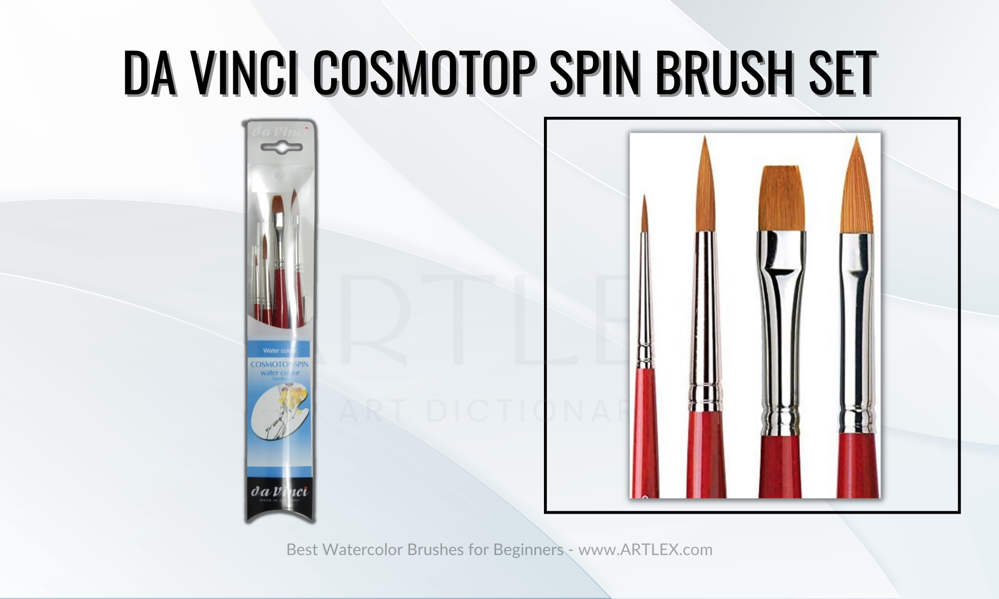 Da Vinci Cosmotop Watercolor Brushes