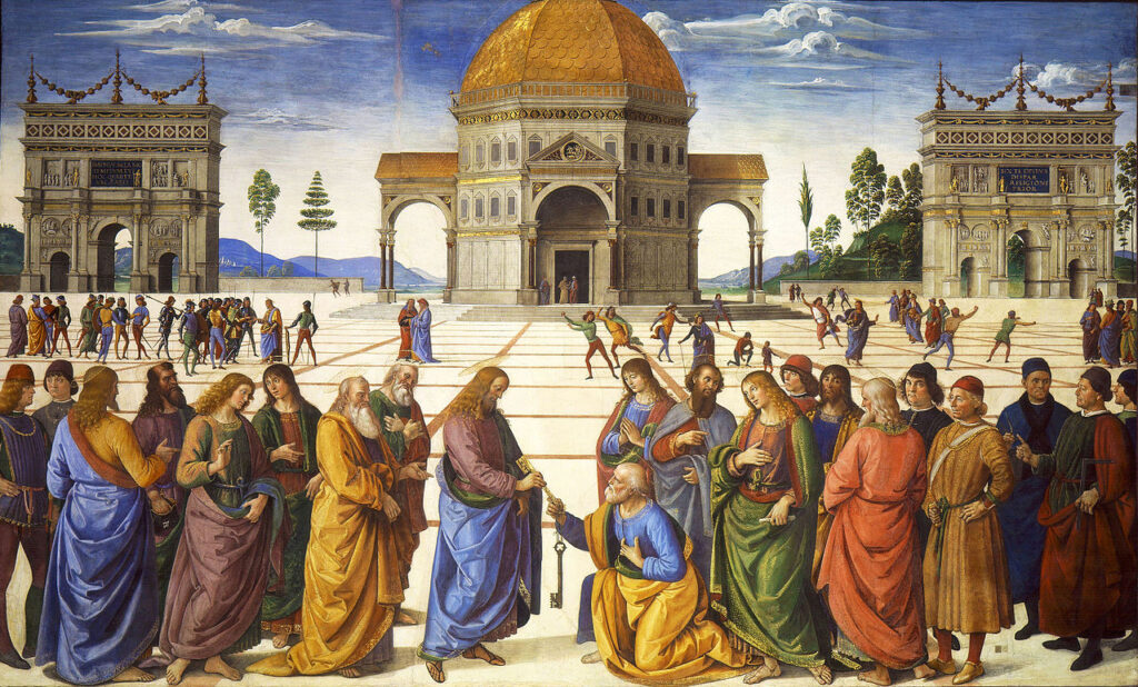 Delivery Of The Keys By Pietro Perugino - C. 1481–1482