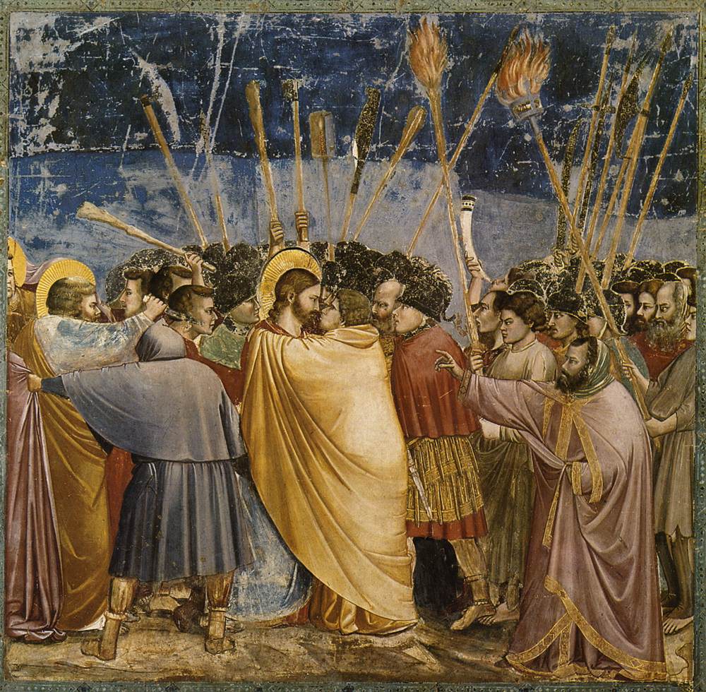 Kiss of Judas - Giotto, 1306