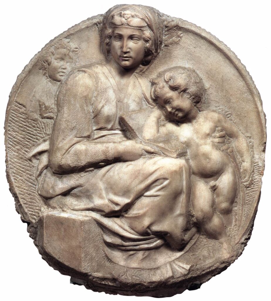 Madonna (Pitti Tondo) - Michelangelo - 1504-1505 
