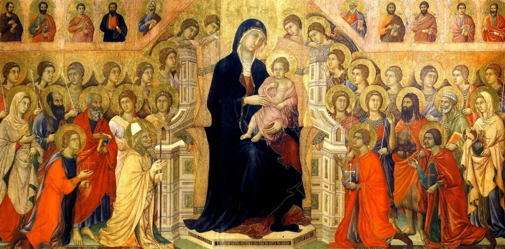 Maestà (c. 1308 – 1311) by Duccio di Buoninsegna