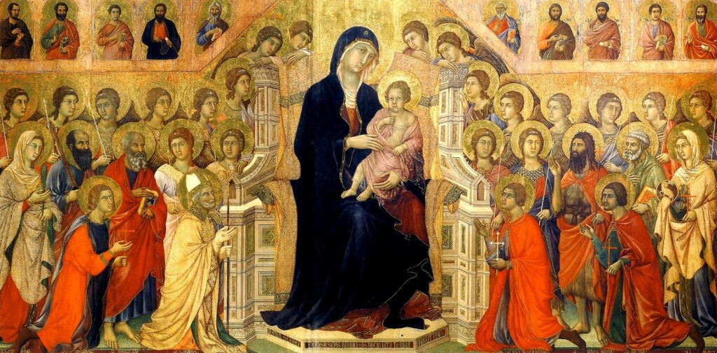 Maestà (c. 1308 – 1311) by Duccio di Buoninsegna