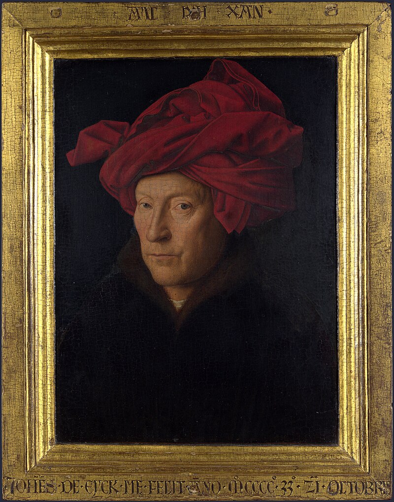 Man In A Red Turban by Jan Van Eyck