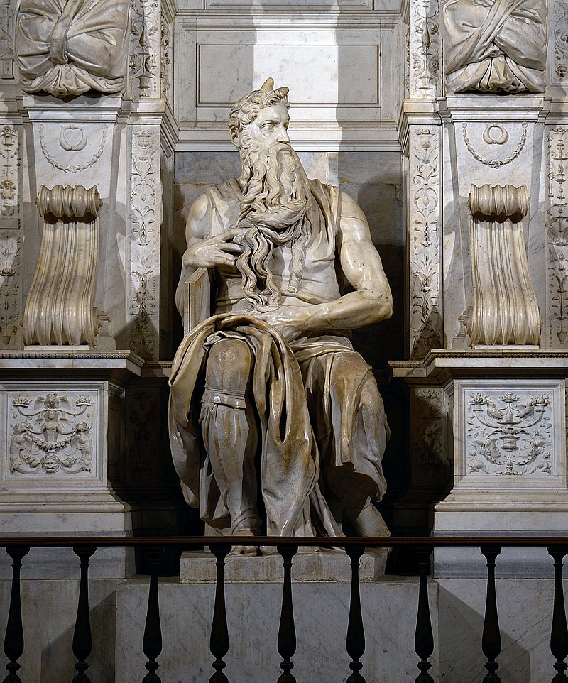 Moses By Michelangelo (1513-1515)
