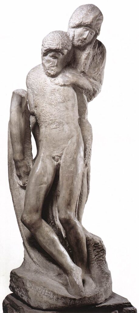 Pieta Rondanini - Michelangelo - 1552 - 1564