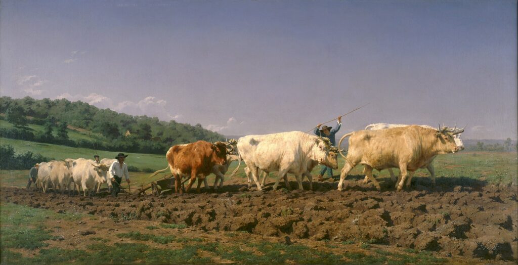 Ploughing In The Nivernais (1849) By Rosa Bonheur