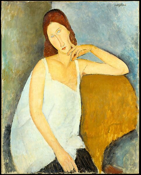 Portrait of Jeanne Hébuterne by Amadeo Modigliani