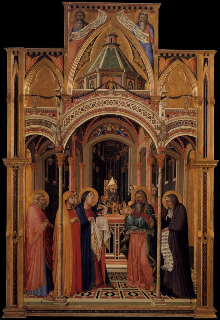 Presentation at the Temple - Ambrogio Lorenzetti, 1342