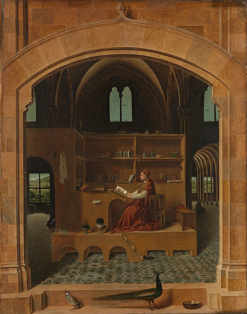 St. Jerome In His Study By Antonello Da Messina - C. 1474