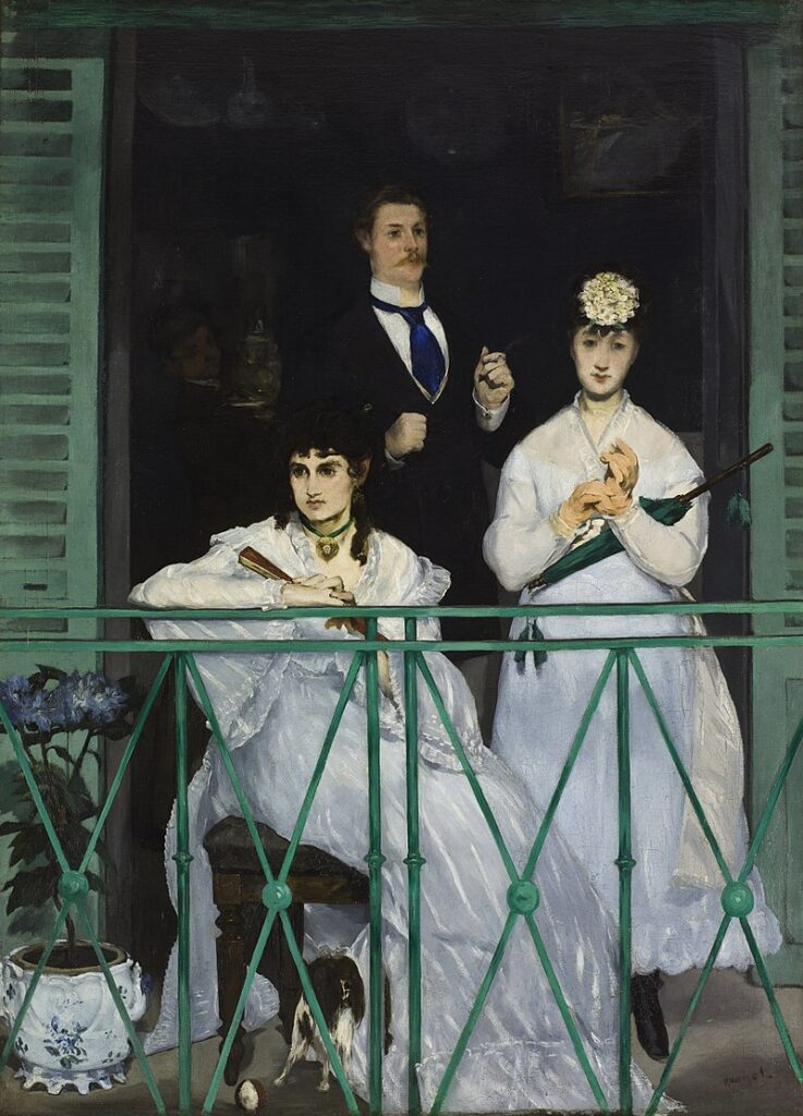 The Balcony By Édouard Manet