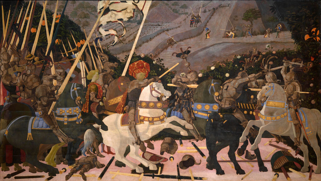 The Battle Of San Romano By Paolo Uccello - C. 1435–1460