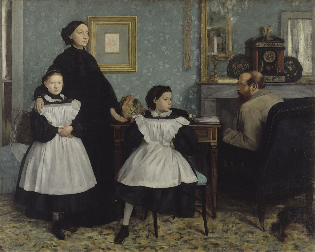 The Bellelli Family By Edgar Degas