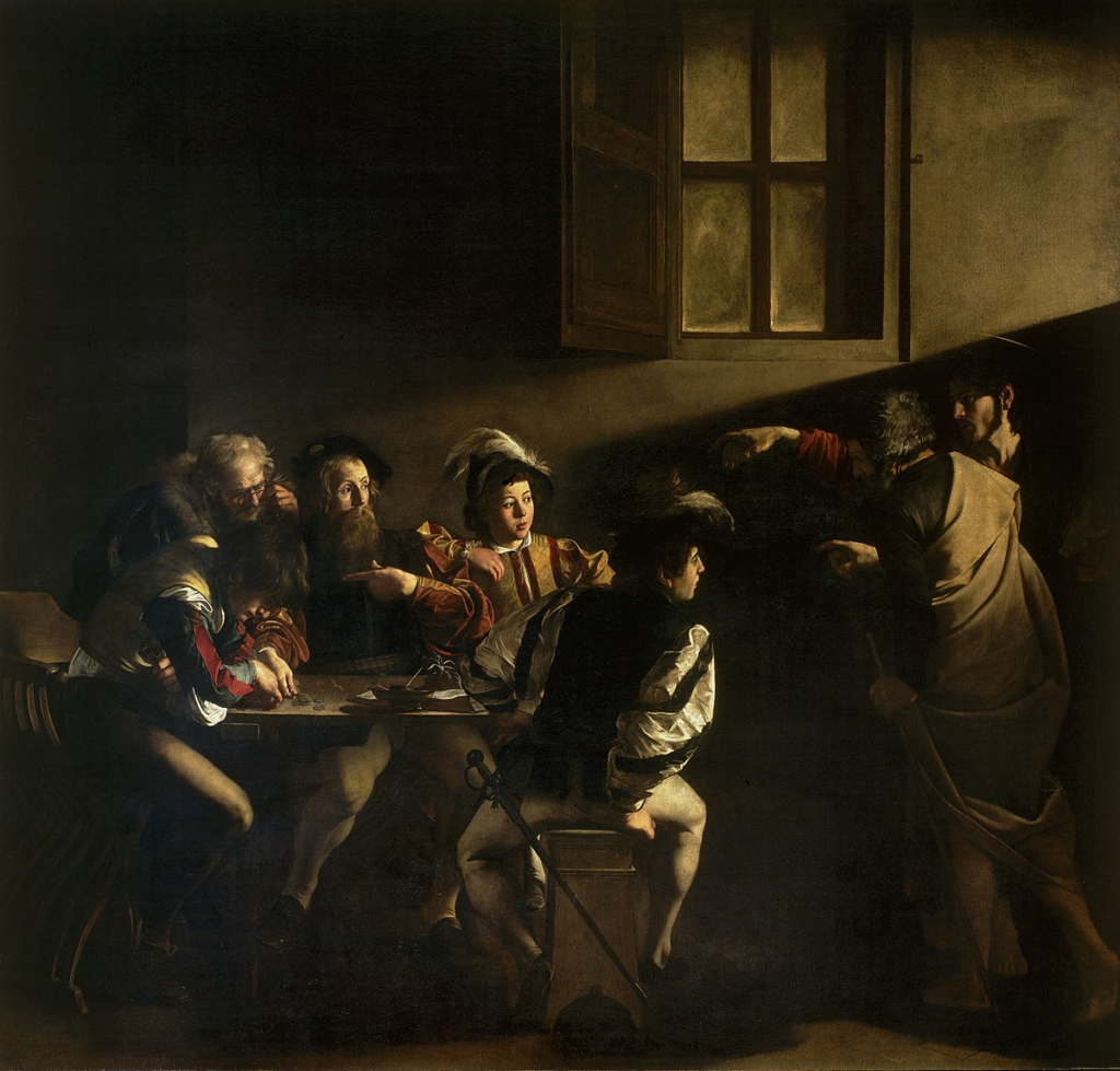 Caravaggio's "The Calling of Saint Matthew"