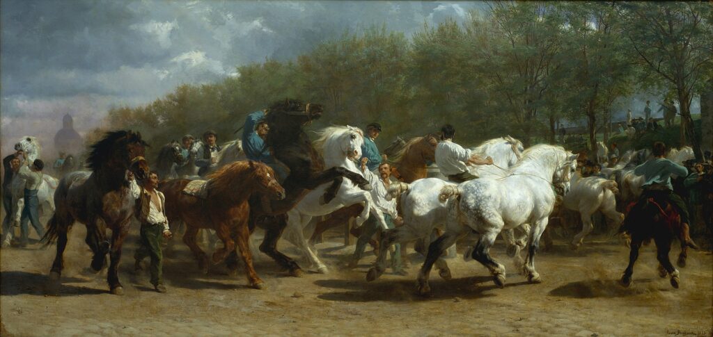 The Horse Fair (1852 – 1855) By Rosa Bonheur