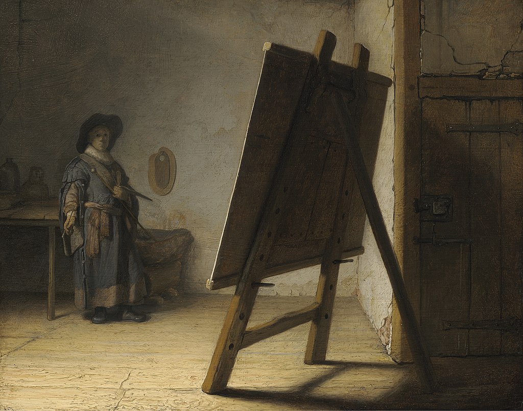 The Painter In His Studio (‘Idea’) By Rembrandt - C. 1628