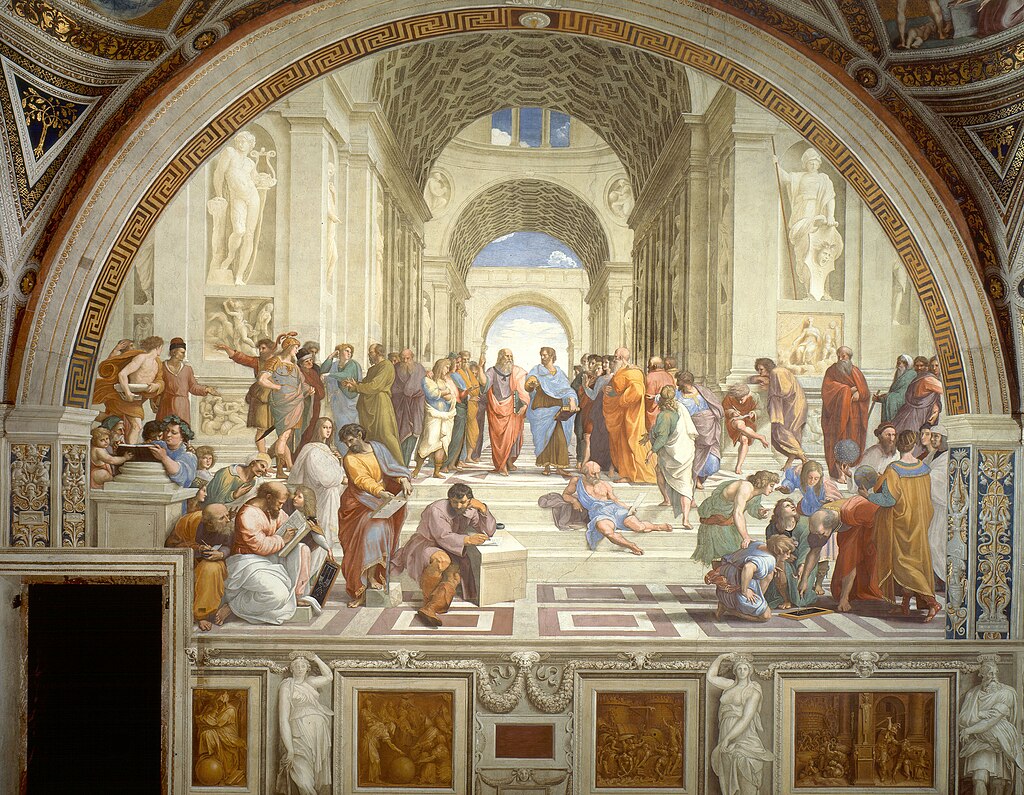 The School Of Athens By Raphael