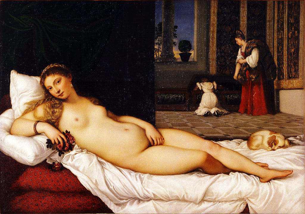 Venus Of Urbino By Titian - 1538
