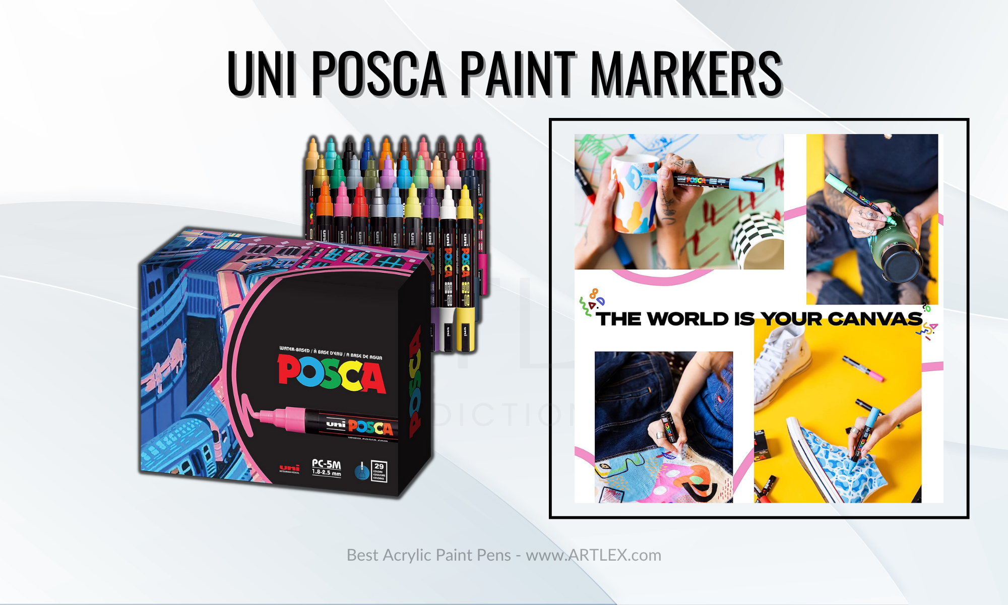 My Top 5 Acrylic Marker Techniques, Posca & Molotow